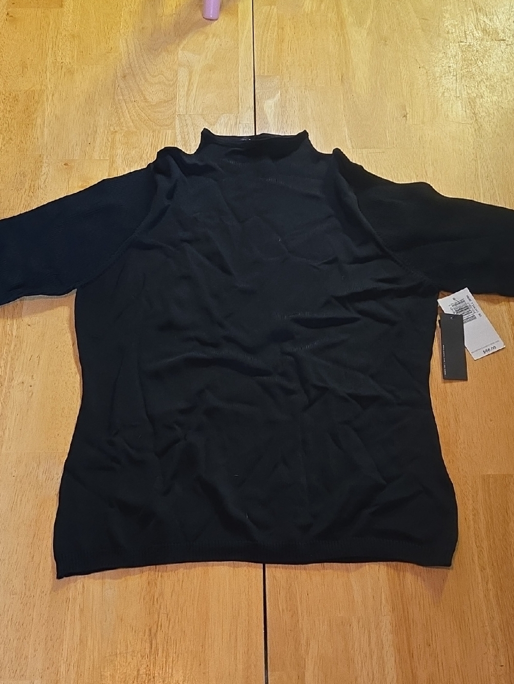 Women's Black Mock Neck Sweater